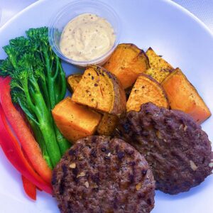 Hand Rolled Beef Burgers