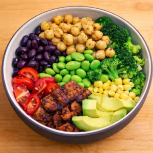 BBQ Tempeh Burrito Bowl
