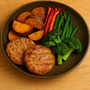 Hand Rolled Turkey Burger Patties
