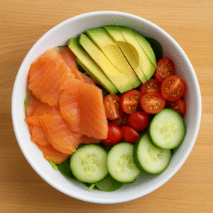 Smoked Salmon and Avocado Salad
