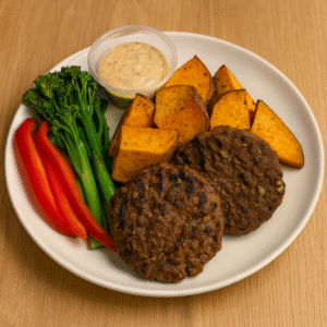 Hand Rolled Beef Burger Patties