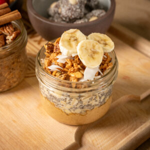 Peanut Butter Banana Oat Jar