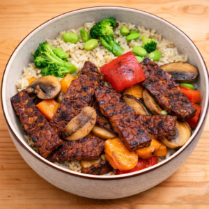 Sweet Chili Tempeh Stir Fry