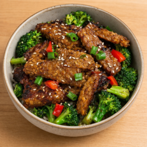 Teriyaki Tempeh Bowl